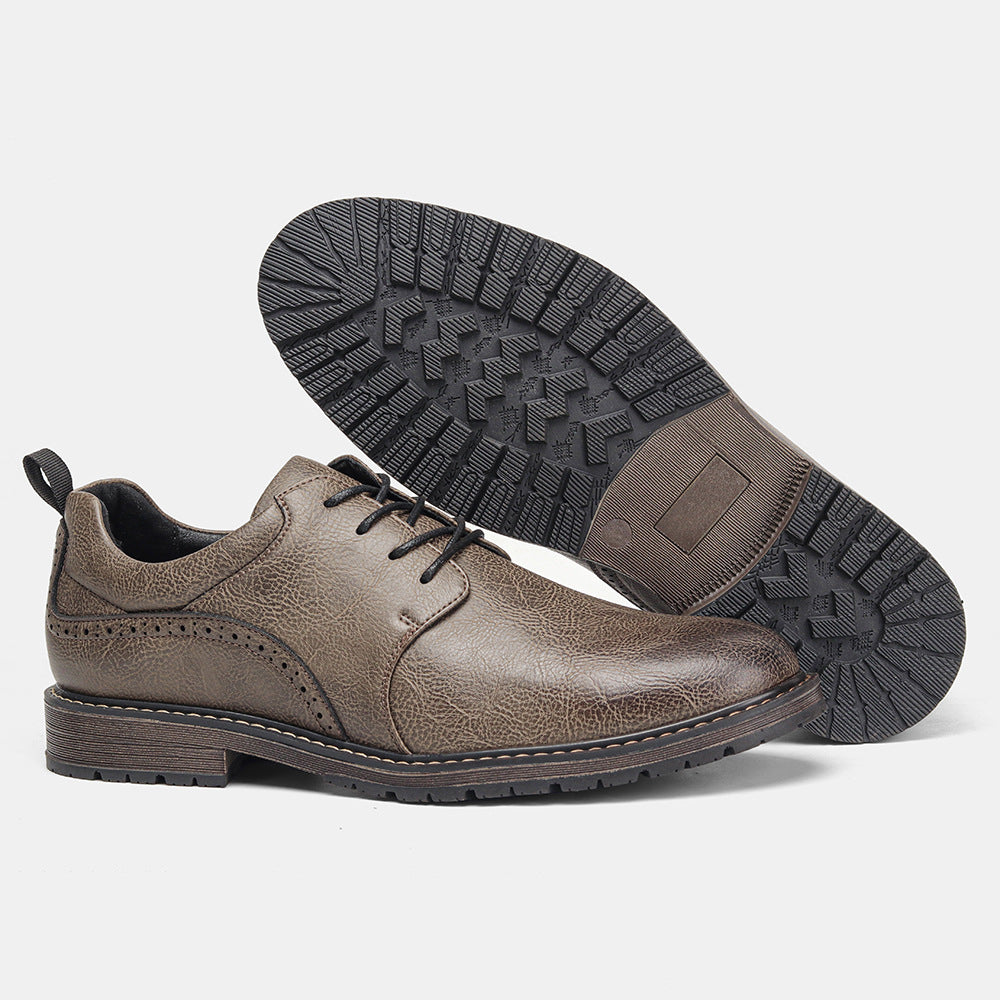 Pretty Men's Graceful Pumps Size Comfort Leather Shoes