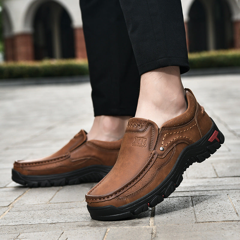 Men's Large Size Breathable Latex Insole Casual Shoes