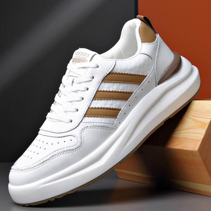 Men's Invisible Height Increasing Insole Lightweight Foam Men's Casual Leather Shoes