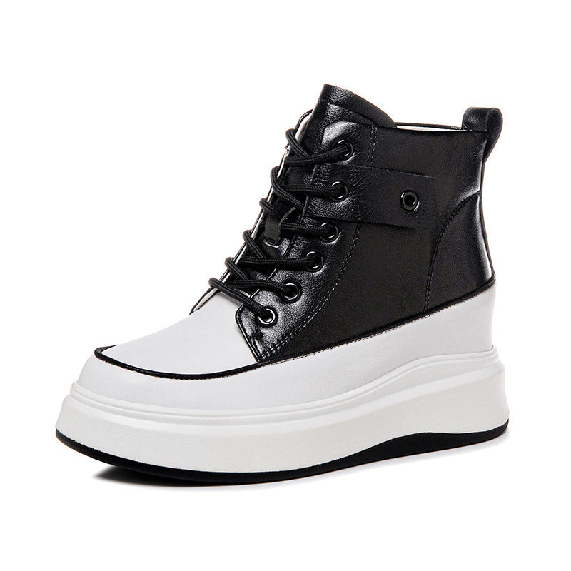 Women's Genuine Height Increasing Insole Small Size Thick Casual Shoes