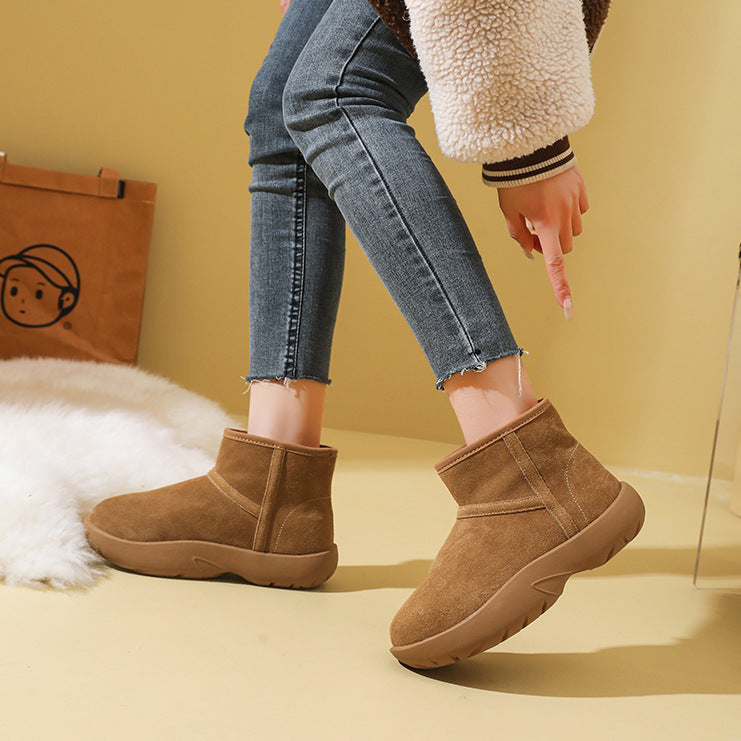 Veet Fashion Warm Short Tube Trendy Snow Boots