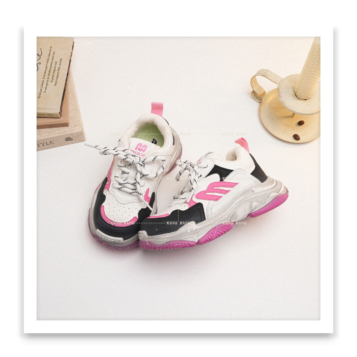 Children's Paris Sports Retro Boys Velcro Kid's Sneakers