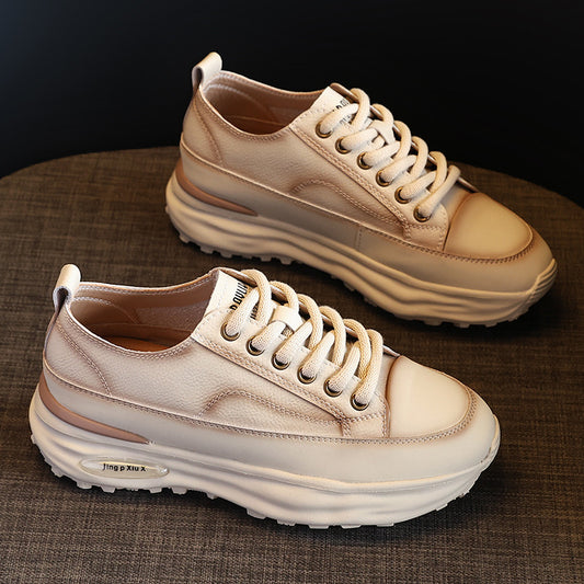 Women's White Board Autumn Clunky Fashion Women's Casual Shoes