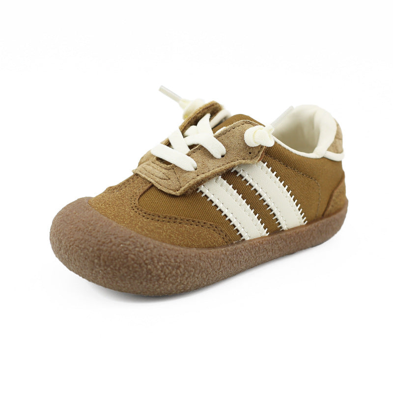 Children's Classy Autumn Lightweight Breathable Entrance Canvas Shoes
