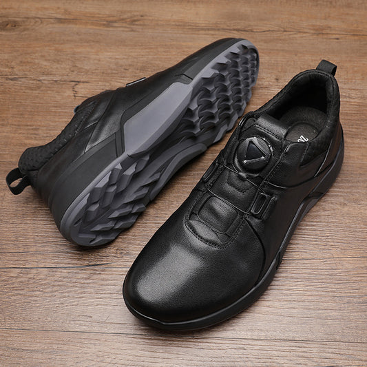 Men's Trendy Flat Breathable Sports Genuine Leather Shoes
