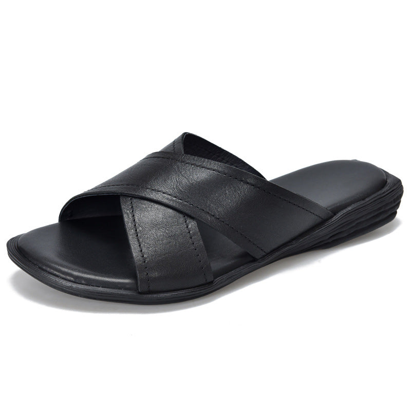 Women's Two Pairs Of Flat Summer Low Sandals
