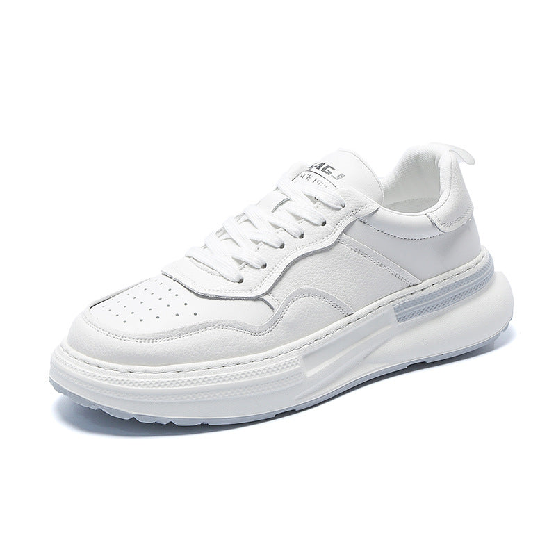 Men's Unique White Violent Bear Fashion Sneakers