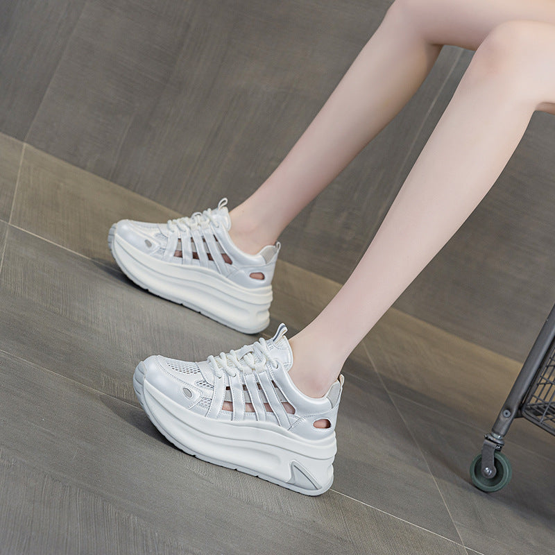 Women's Breathable Platform Height Increasing Insole Dad Fashion Women's Casual Shoes