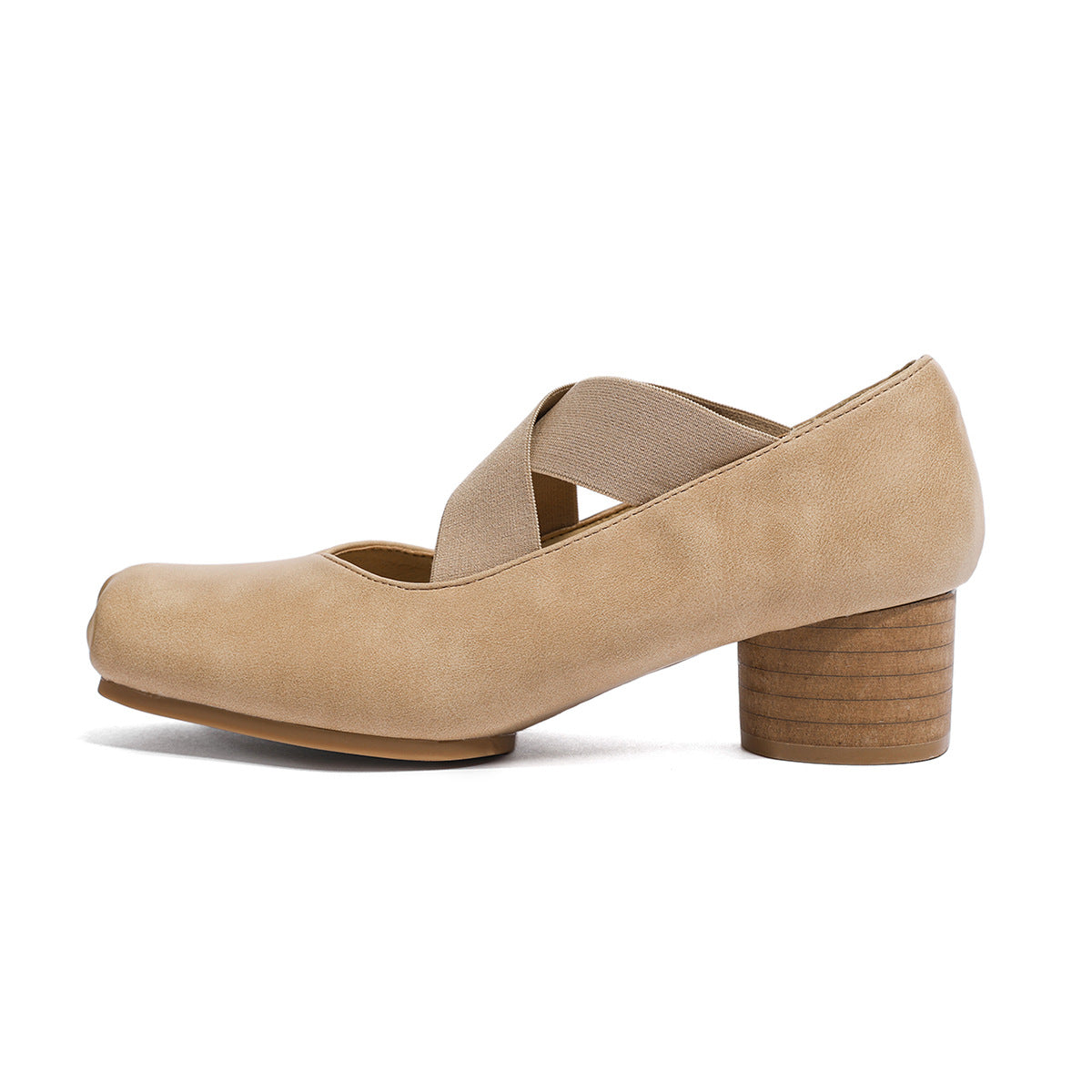 Ballet Style Pumps Sier Genuine Mary Women's Shoes