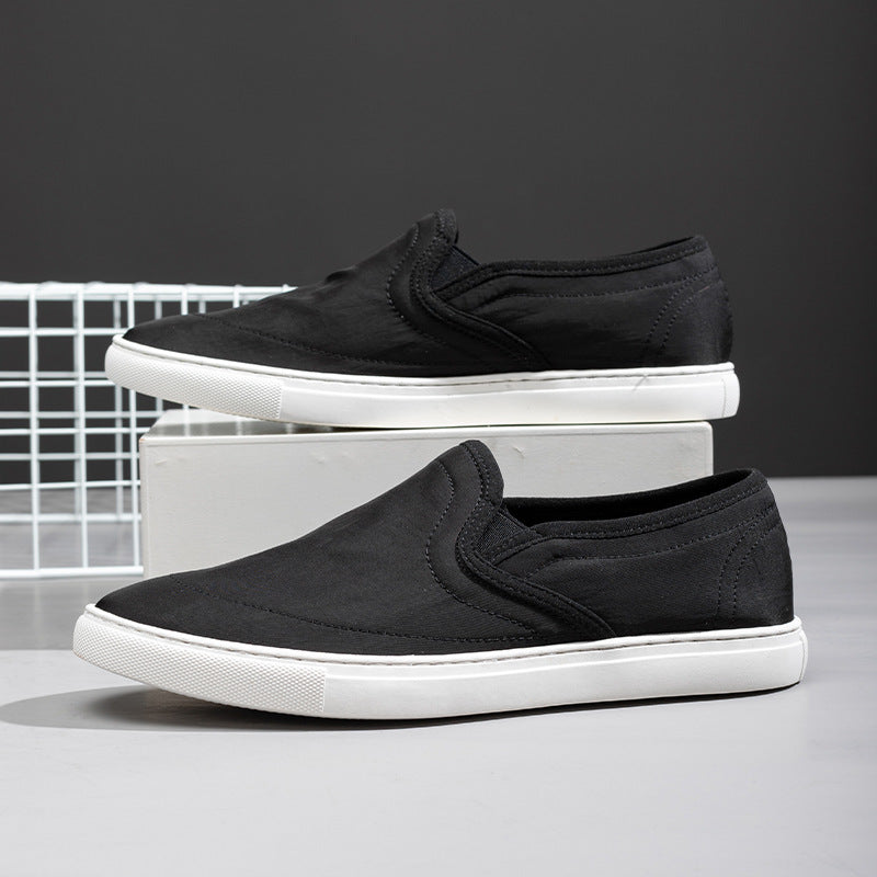 Men's Breathable Cloth Korean Style Trendy Versatile Canvas Shoes