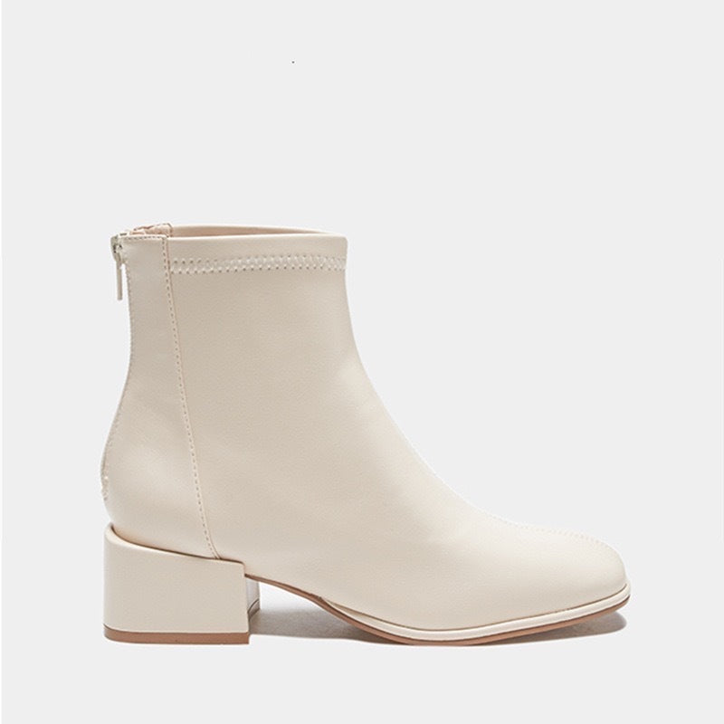 Women's French Slimming Ankle Martin Retro Easy Boots