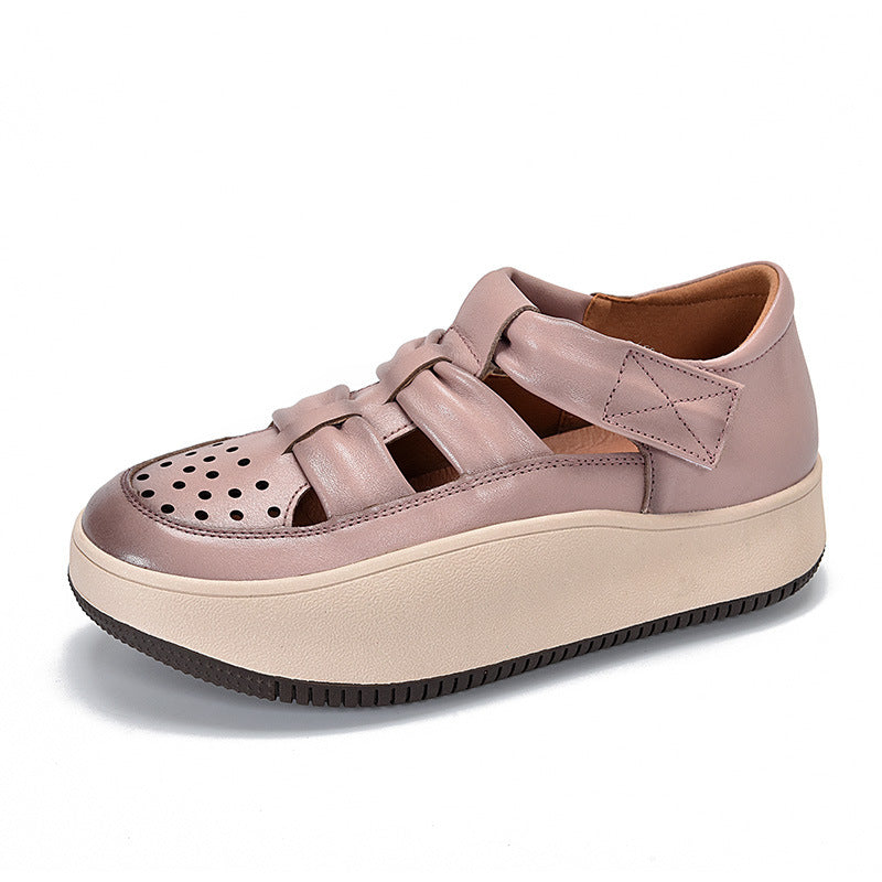Two Pairs Of Patchwork Summer Toe Sandals
