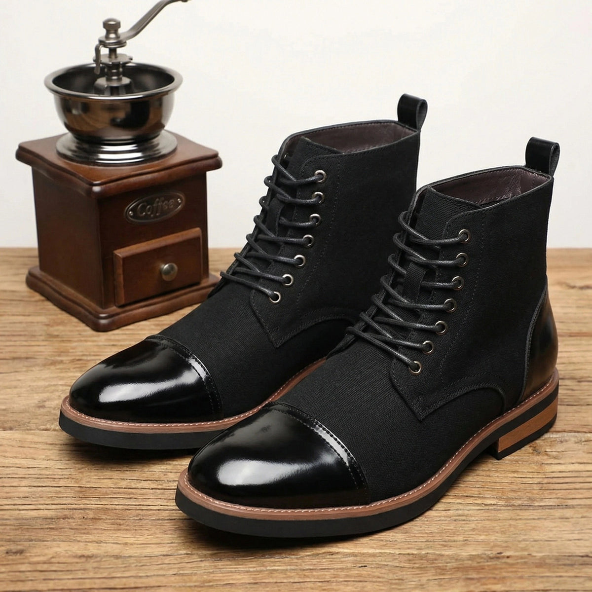 Unique Trendy Innovative Men's Martin Fashionable Men's Casual Leather Shoes