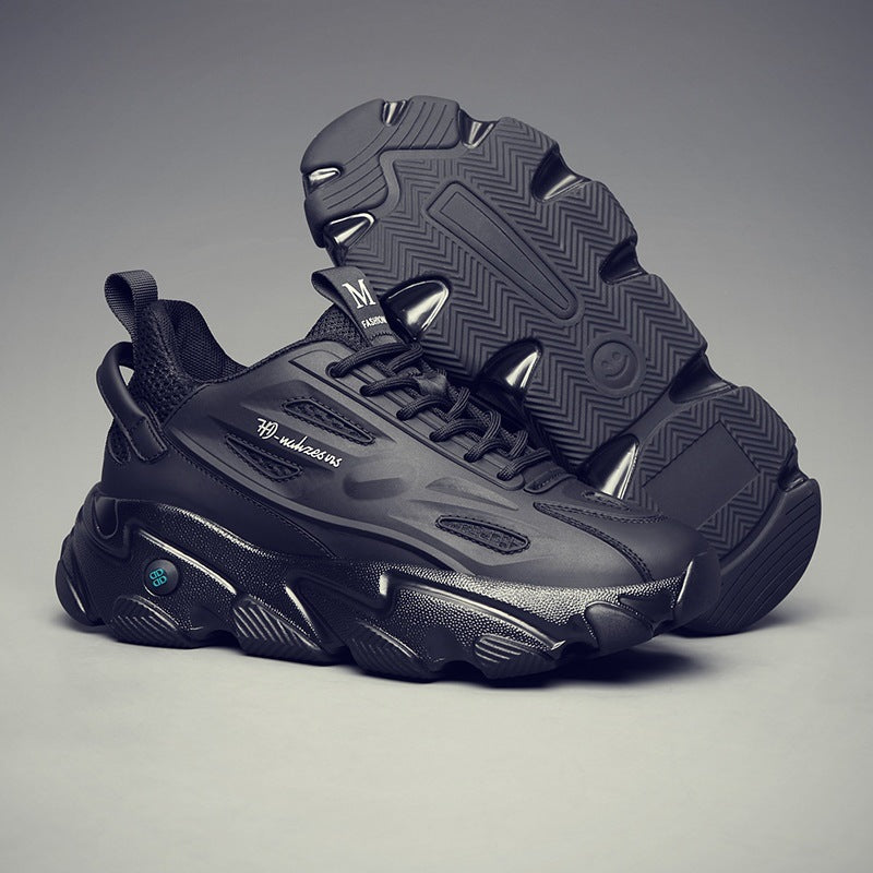 Men's Mesh Ice Silk Breathable Thick Bottom Sneakers
