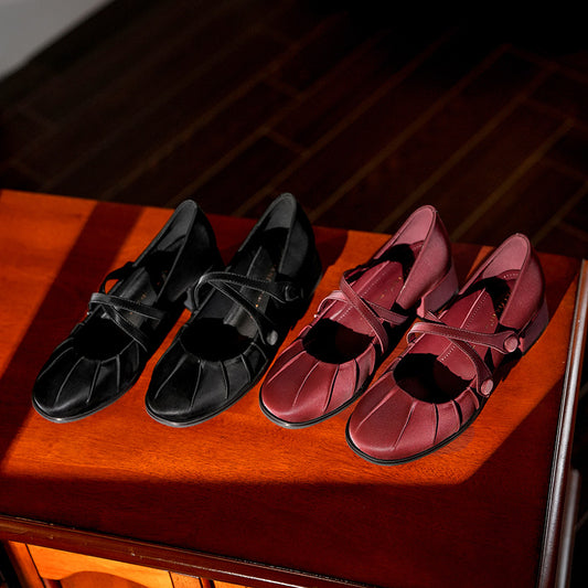 Women's Style Vintage Mary Jane Round Head Women's Shoes