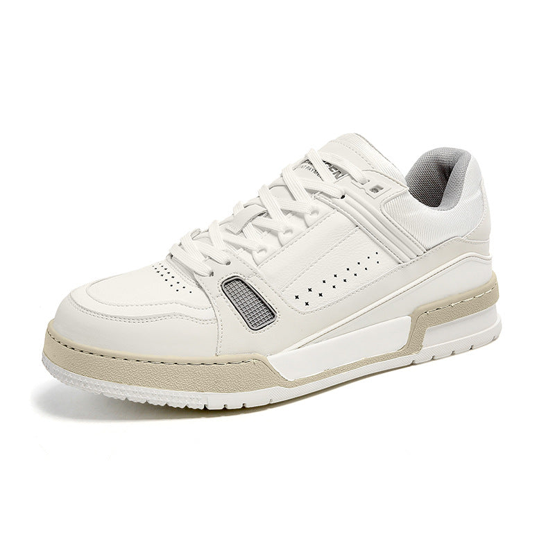 Bread White Thick-soled Hip Hop Lovers Elevator Designer Sneakers