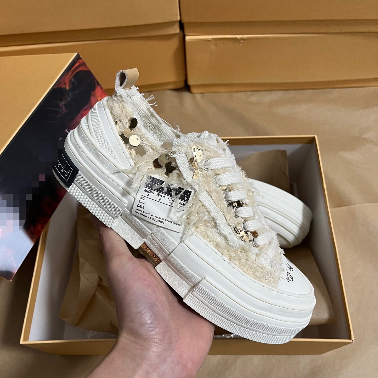 Women's & Men's Classic Style Woven Raise The Bottom Canvas Shoes