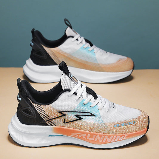 Men's Breathable Carbon Plate Running Portable Outdoor Sneakers