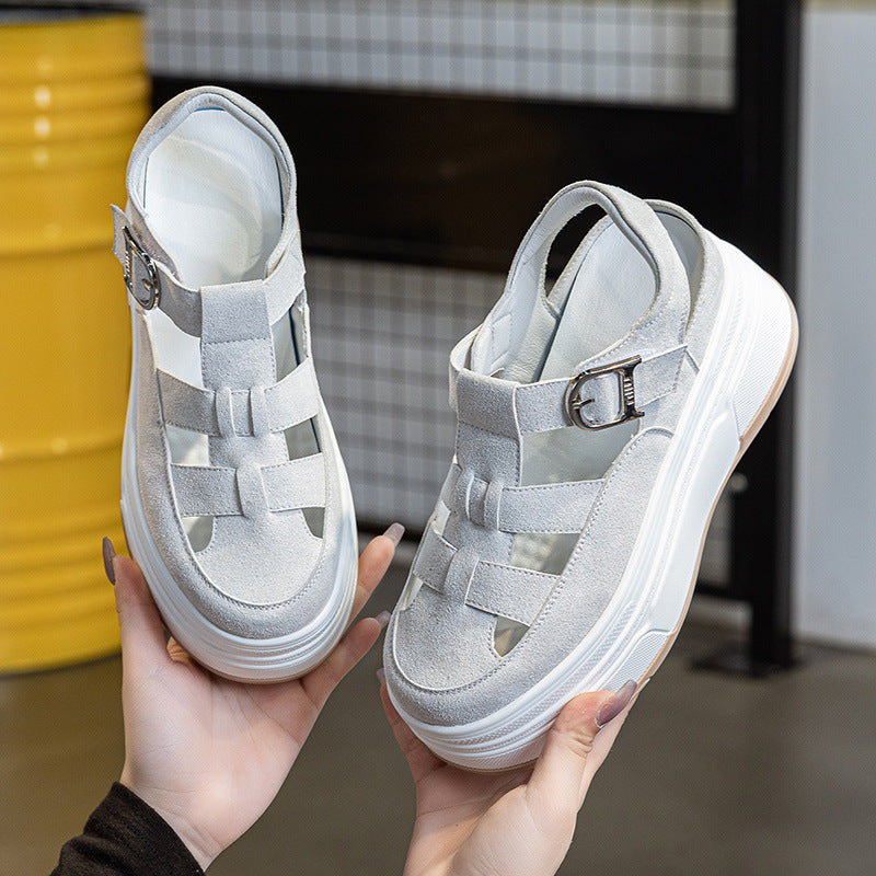 Women's Summer Comfortable Platform Height Increasing Leisure Men's Shoes