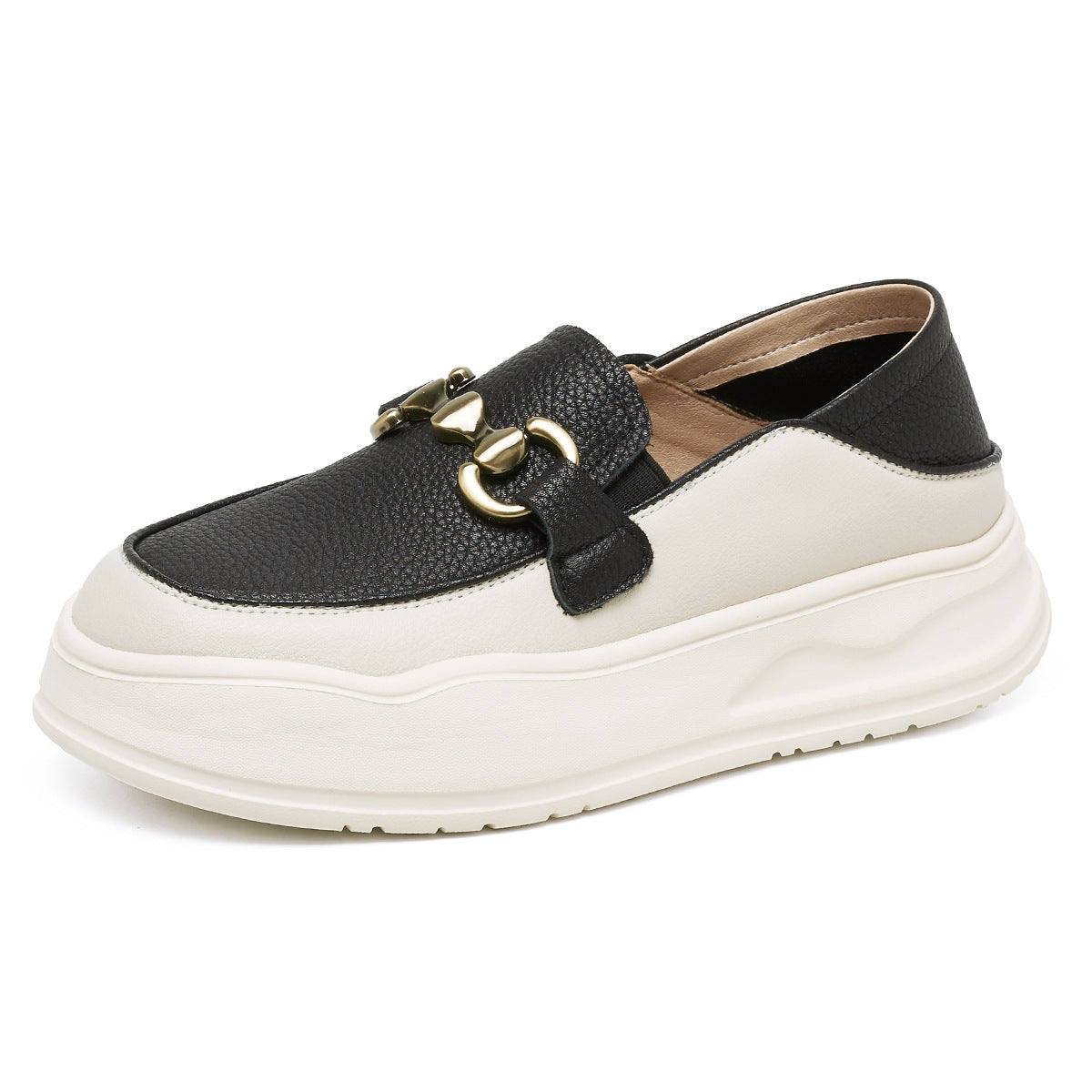 Women's Top Layer Cowhide Easy Wear Trendy Casual Shoes