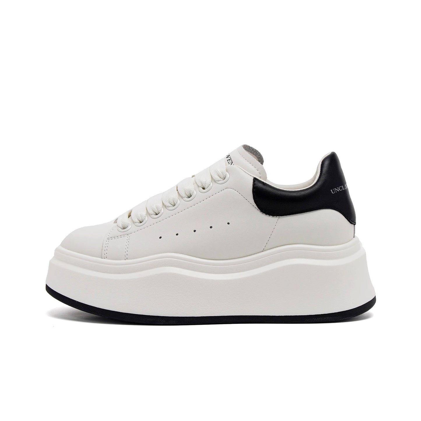 Women's Thick-soled White Spring Platform Height Increasing Women's Shoes