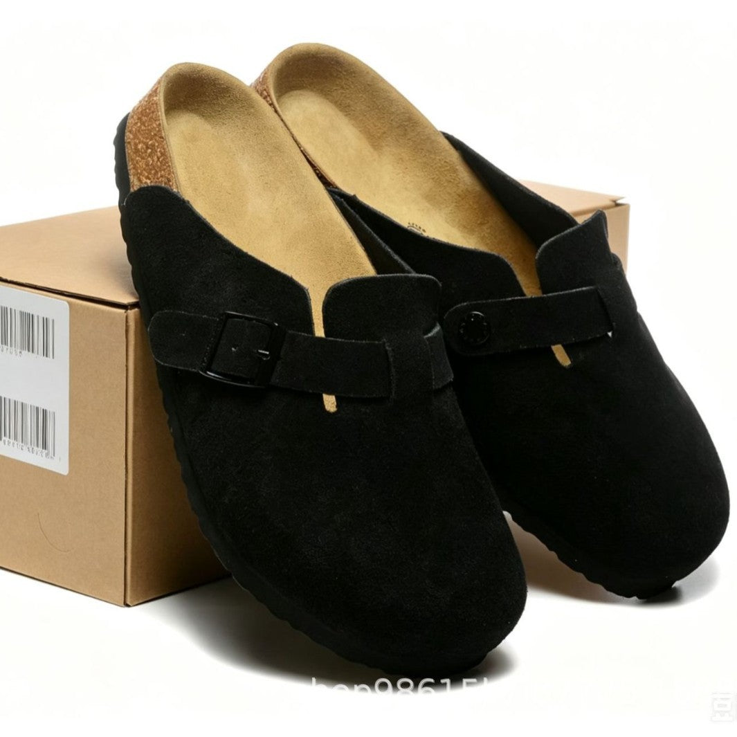 Genuine Cork Platform Comfortable Walking Outdoor Men's Casual Shoes