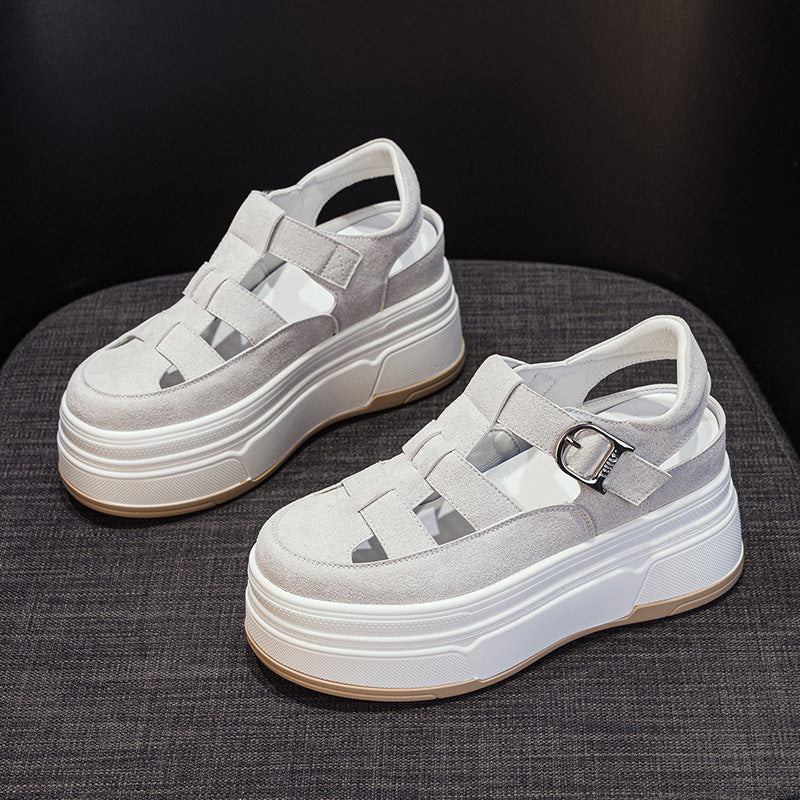 Women's Summer Comfortable Platform Height Increasing Leisure Men's Shoes