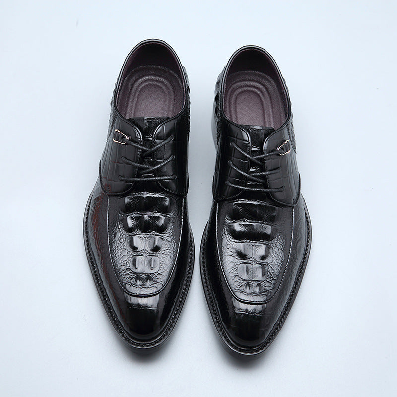 Men's Formal Wear Genuine Groom Wedding Soft Bottom Surface Leather Shoes