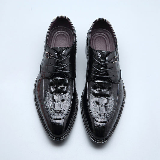 Men's Formal Wear Genuine Groom Wedding Soft Bottom Surface Leather Shoes