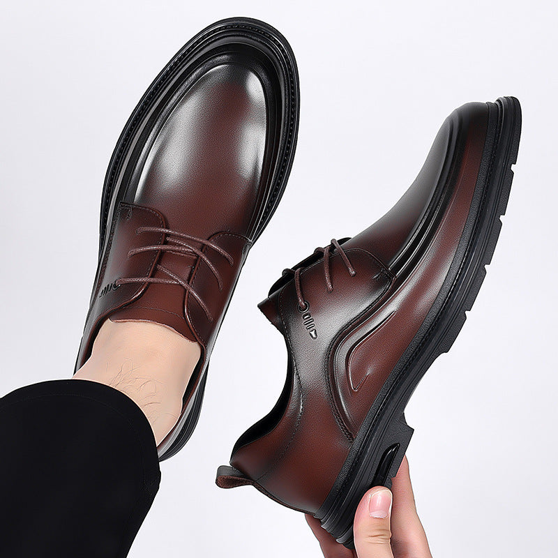 Men's Soft Bottom Surface Business Versatile Breathable Leather Shoes