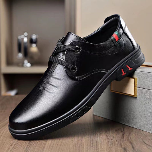Men's Genuine Autumn Soft Comfortable Business Fashion Leather Shoes
