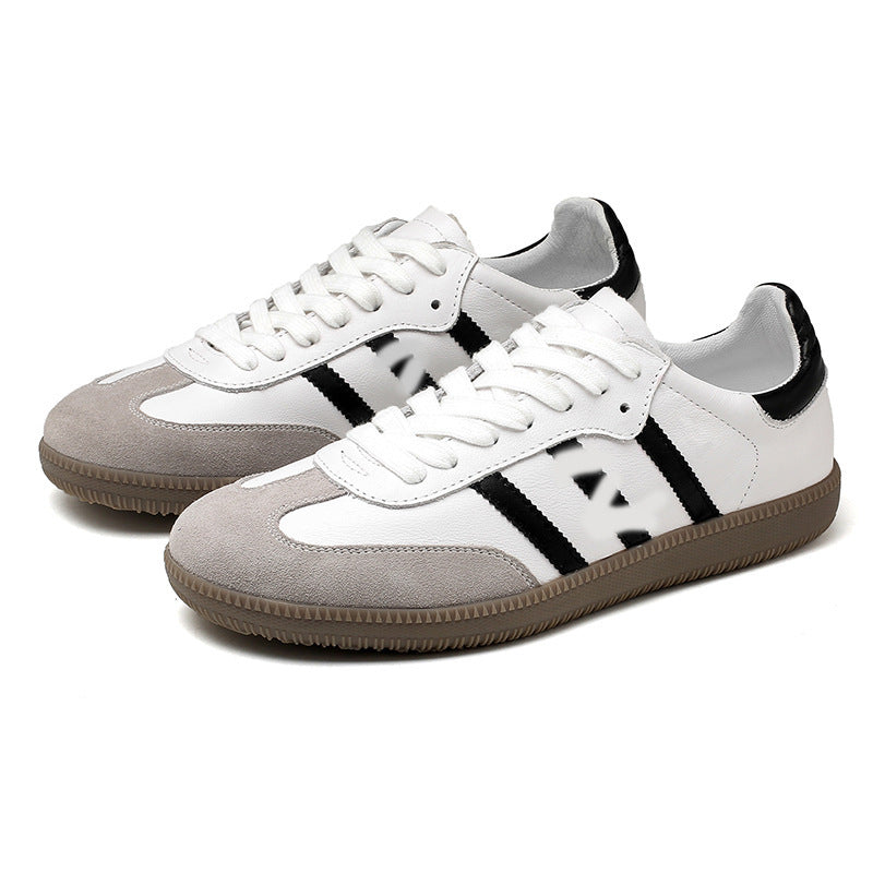Men's Summer Plus Size Soft Bottom Skateboard Minority White Retro Canvas Shoes