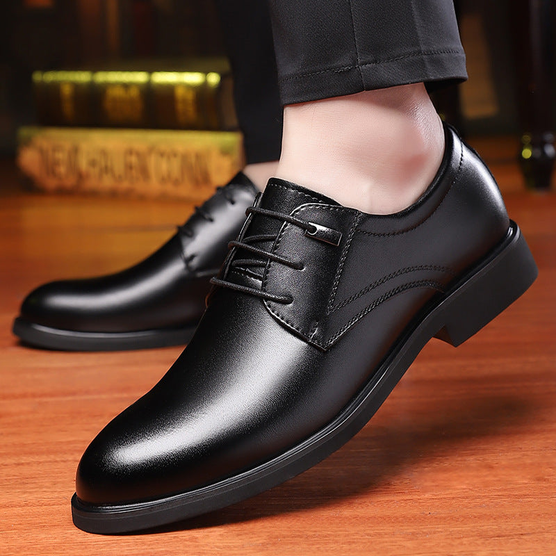 Men's Size Height Increasing Insole Formal Business Leather Shoes