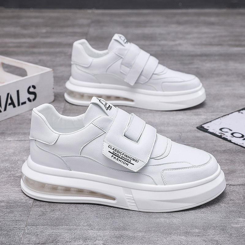 Men's Board Fashion Air Cushion White Platform Sneakers