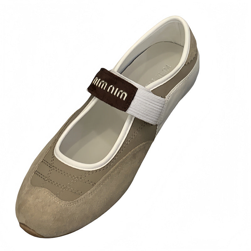 Women's Small Height Increasing Insole Vintage Mary Jane Women's Sports Shoes