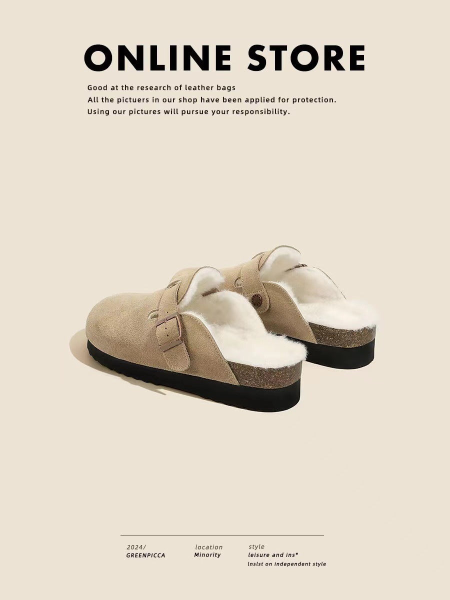 Women's Platform Outer Wear Height Increasing Closed Sandals