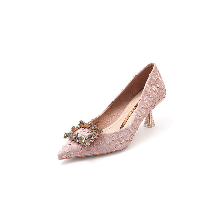 Women's High Stiletto Banquet Sexy Temperament Rhinestone Women's Shoes