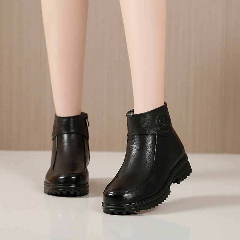 Women's People Winter Cotton Outer Wear Waterproof Women's Shoes