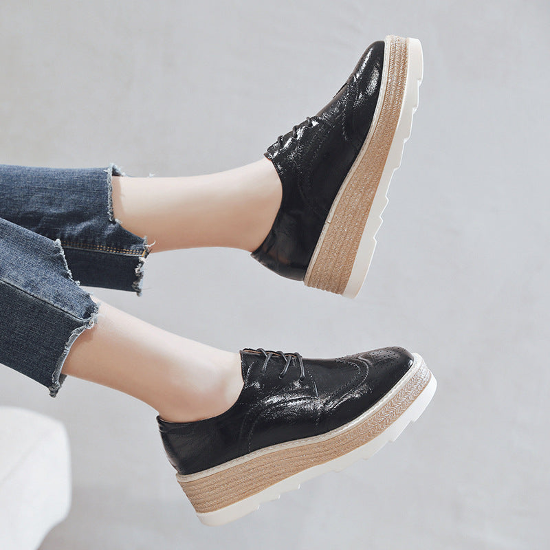 Small Autumn Versatile Height Increasing Leisure Casual Shoes