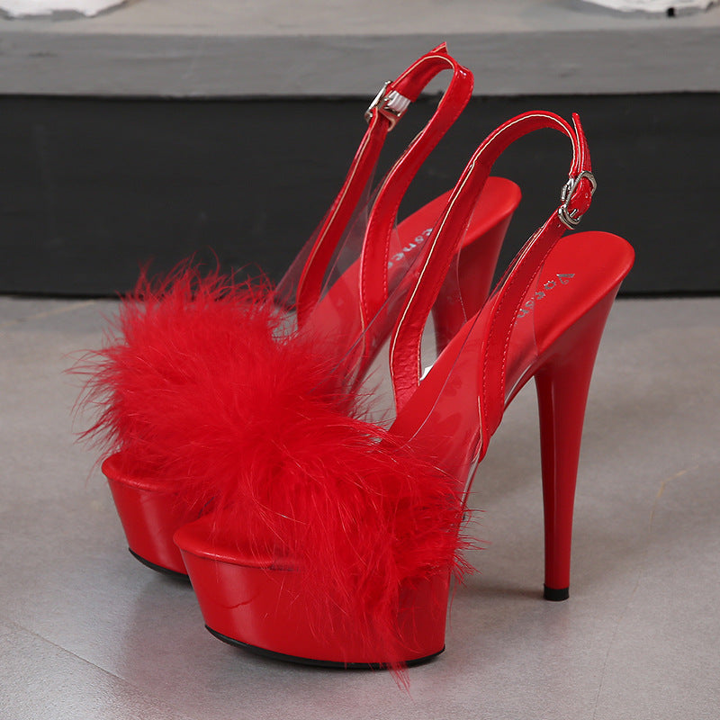 Women's Platform Nightclub Stiletto Car Model Catwalk Heels