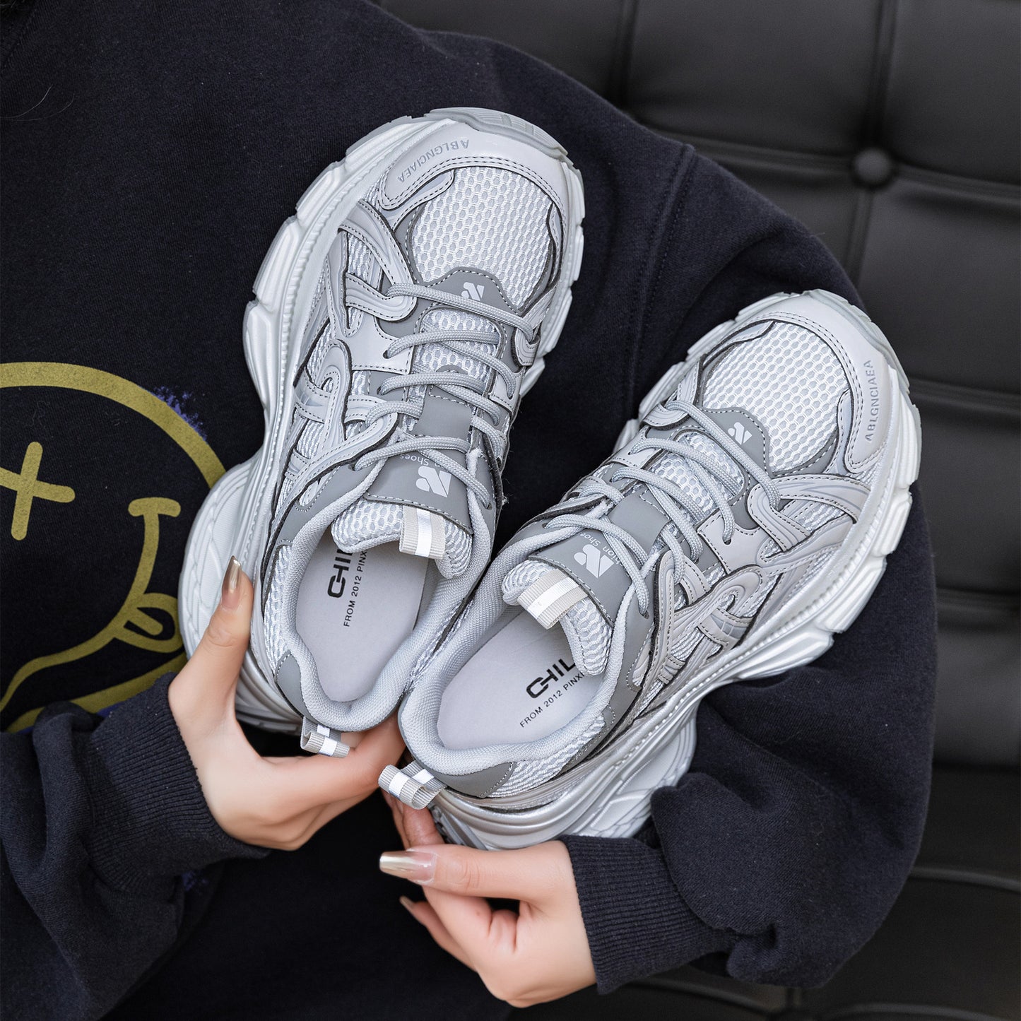 Women's Dad Thick Bottom Breathable Sports Cotton Fashion Women's Shoes