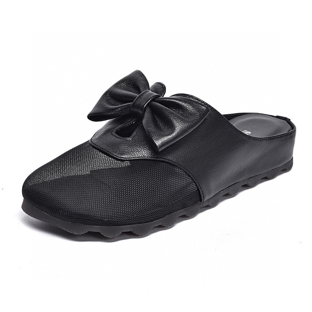 Women's Head Bow Mango Flat Colorful Exaggerated Sandals