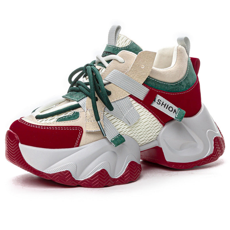 Women's Autumn Platform Height Increasing Insole Sports Women's Shoes