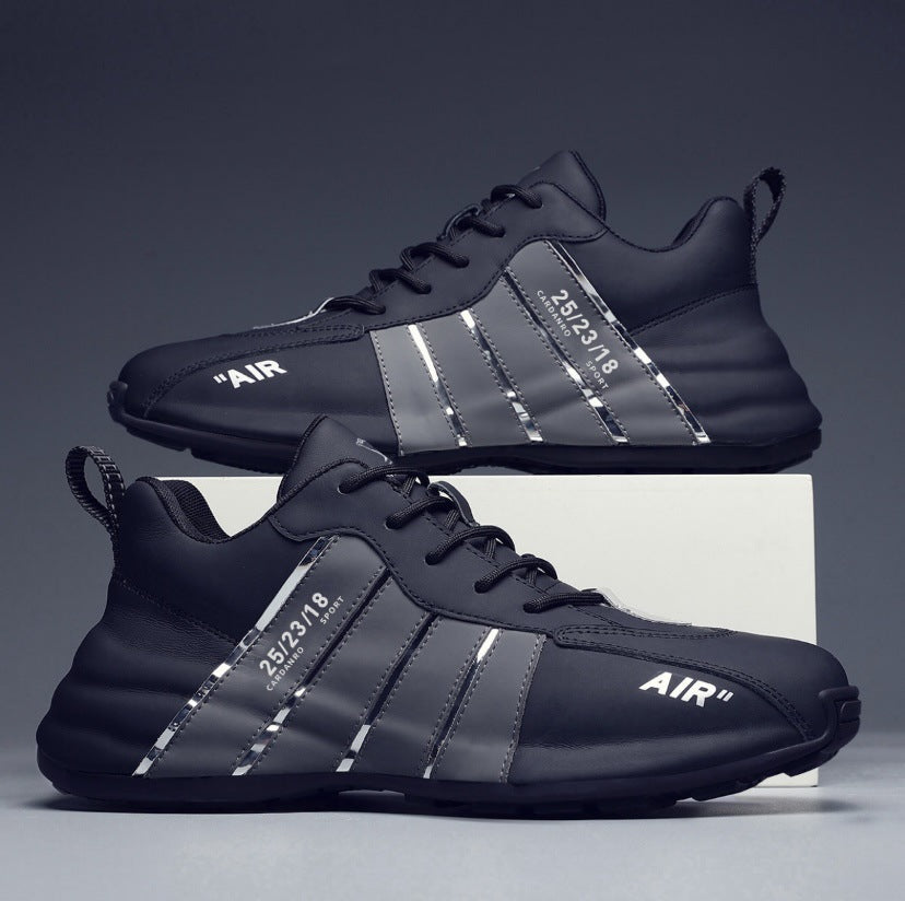Men's Summer Dad Height Increasing Comfortable Cowhide Soft Men's Casual Shoes