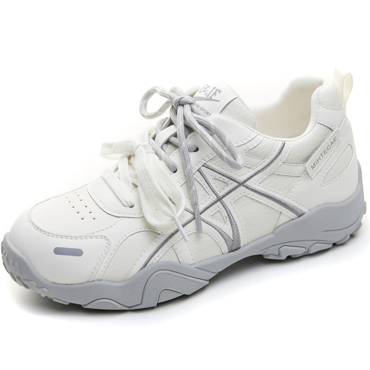 Spring Elevator Wild Soft Bottom Running Thick German Training Embroidery Women's Sports Shoes