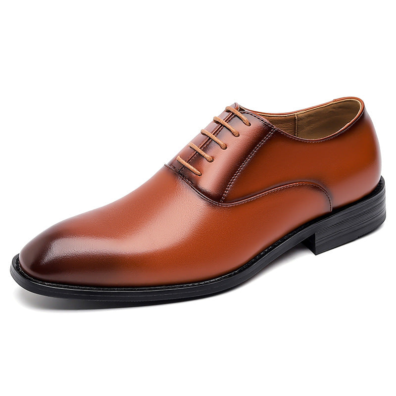 Men's Plus Size Genuine Formal Business British Leather Shoes