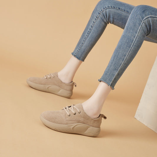 Women's Retro British Style Chunky Platform Small Casual Shoes
