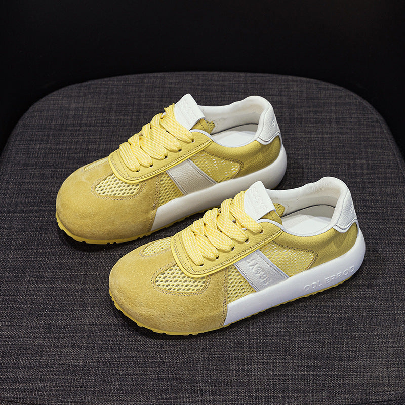Women's German Training Transparent Mesh Thick Bottom Soft Women's Casual Shoes
