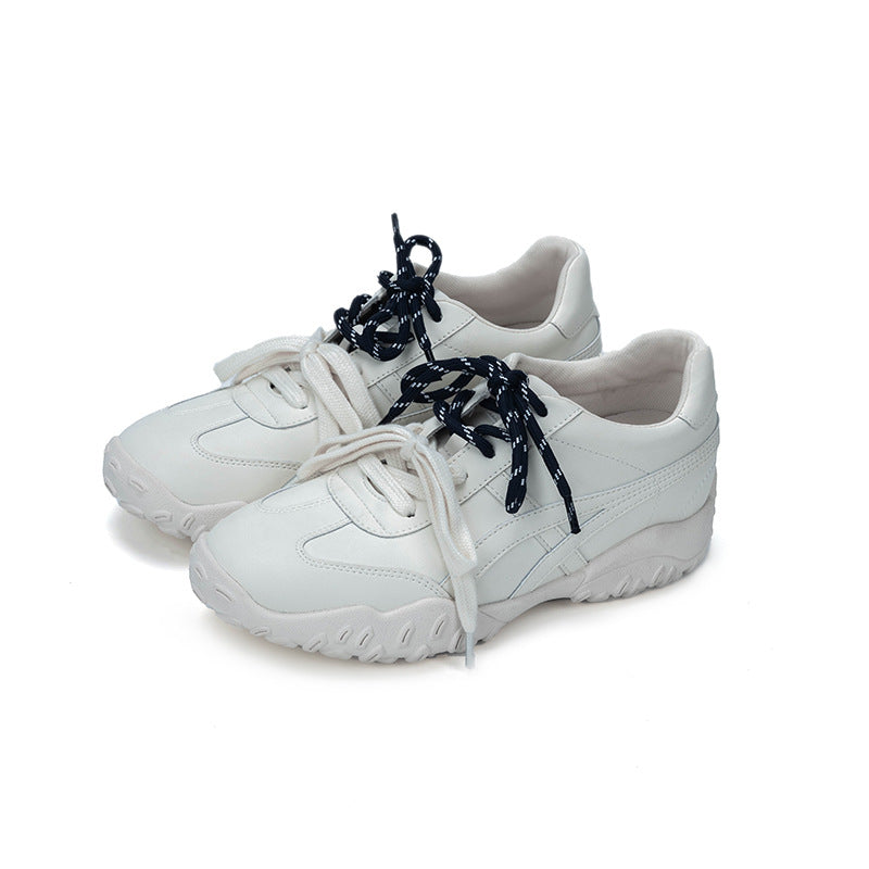 Women's Uncle's Thick-soled Height Increasing German Training Color Women's Casual Shoes