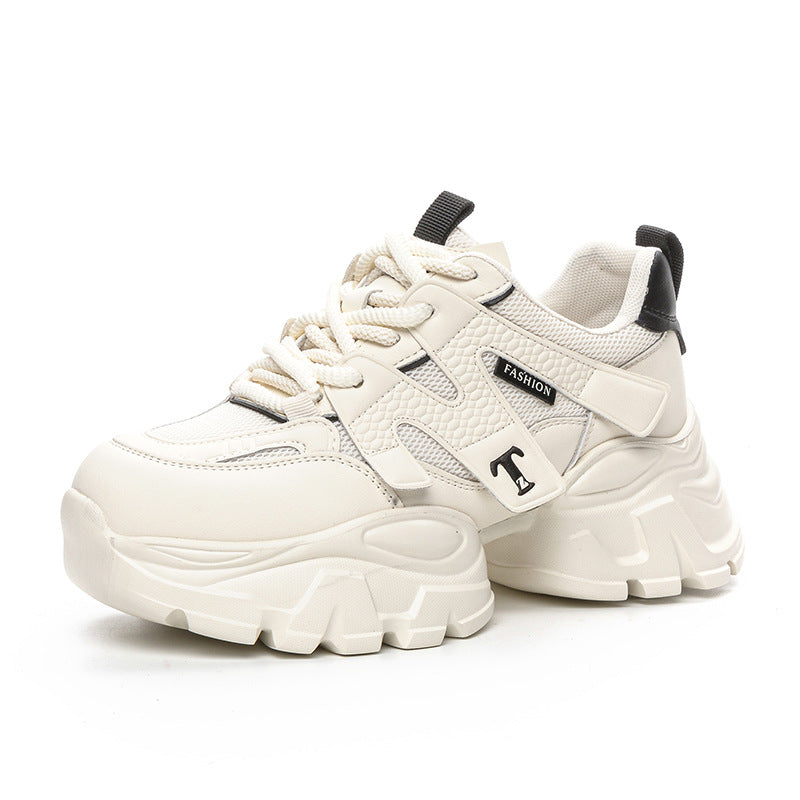 Women's Platform Dad Breathable Mesh Korean Sports Sneakers